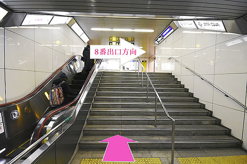 心斎橋駅からの行き方3
